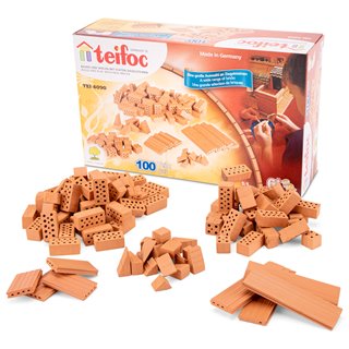 Building set - assortment bricks - 100 pieces
